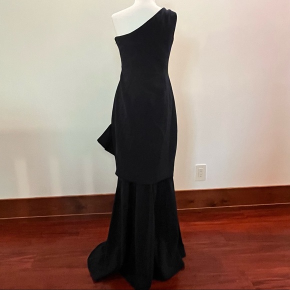 Vince Camuto Long Dark Navy Dress - Size 6 - Picture 2 of 4